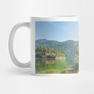 Mountain Lake Summer Forest Mug